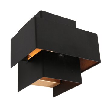 Steinhauer Muro Aplique LED Negro, 1 luz