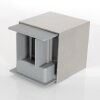 Steinhauer Muro Aplique para exterior LED Acero inoxidable, 2 luces