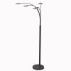 Steinhauer Synna Lámpara de Pie LED Blanca, 5 luces