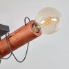 Burruyaco Lámpara de Techo Gris, Crudo, 4 luces