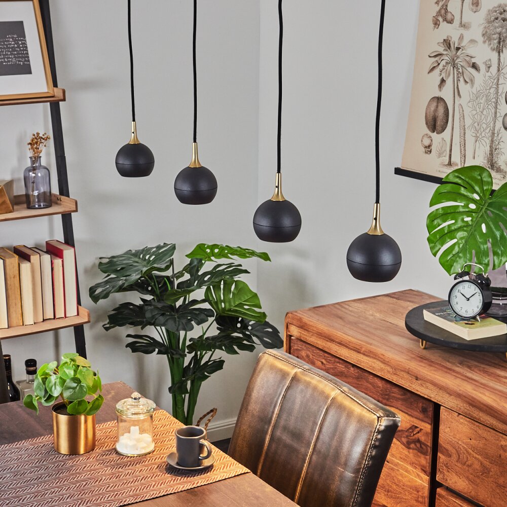 Morrison Lámpara Colgante Negro, 4 luces main product photo