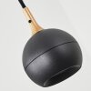 Morrison Lámpara Colgante Negro, 4 luces