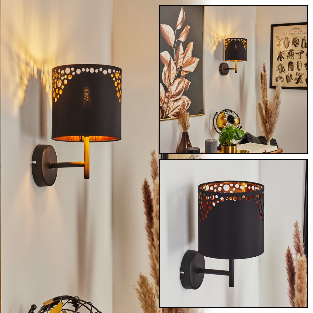 Marbach Aplique Negro, 1 luz main product photo