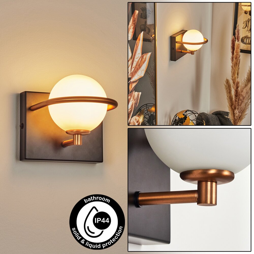 Ramadita Aplique Cobre, Negro, 1 luz main product photo