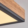 Salmi Lámpara de Techo LED Color madera, Negro, Blanca, 1 luz