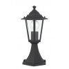 Brilliant Crown Poste de jardin Negro, 1 luz