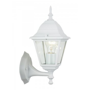 Brilliant Newport Aplique para exterior Blanca, 1 luz