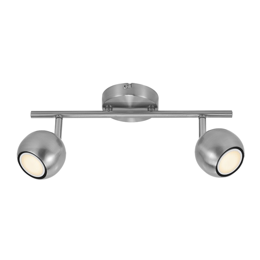 Nordlux CHICAGO Lámpara de Techo Acero inoxidable, 2 luces main product photo