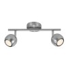 Nordlux CHICAGO Lámpara de Techo Acero inoxidable, 2 luces