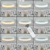 Maraya Lámpara de Techo LED Blanca, 1 luz, Mando a distancia