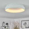 Maraya Lámpara de Techo LED Blanca, 1 luz, Mando a distancia