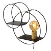 Lucide CIRCLE Aplique Negro, 1 luz