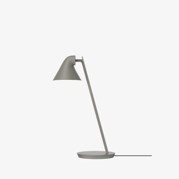 Louis Poulsen NJP Mini Lámpara de mesa LED Gris topo, 1 luz