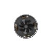 Reality Trondheim Ventilador de techo Negro, 4 luces, Mando a distancia