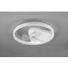 Reality Borgholm Ventilador de techo LED Blanca, 1 luz, Mando a distancia