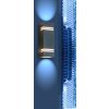 Lutec STIRPES Aplique para exterior LED Acero inoxidable, 2 luces