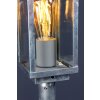 Lutec KARO Poste de Jardín Galvanizado, 1 luz