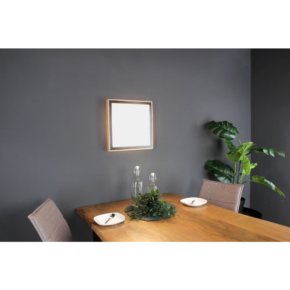 Luce Design SOLSTAR Aplique LED Crudo, Negro, 1 luz main product photo
