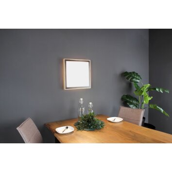 Luce Design SOLSTAR Aplique LED Crudo, Negro, 1 luz