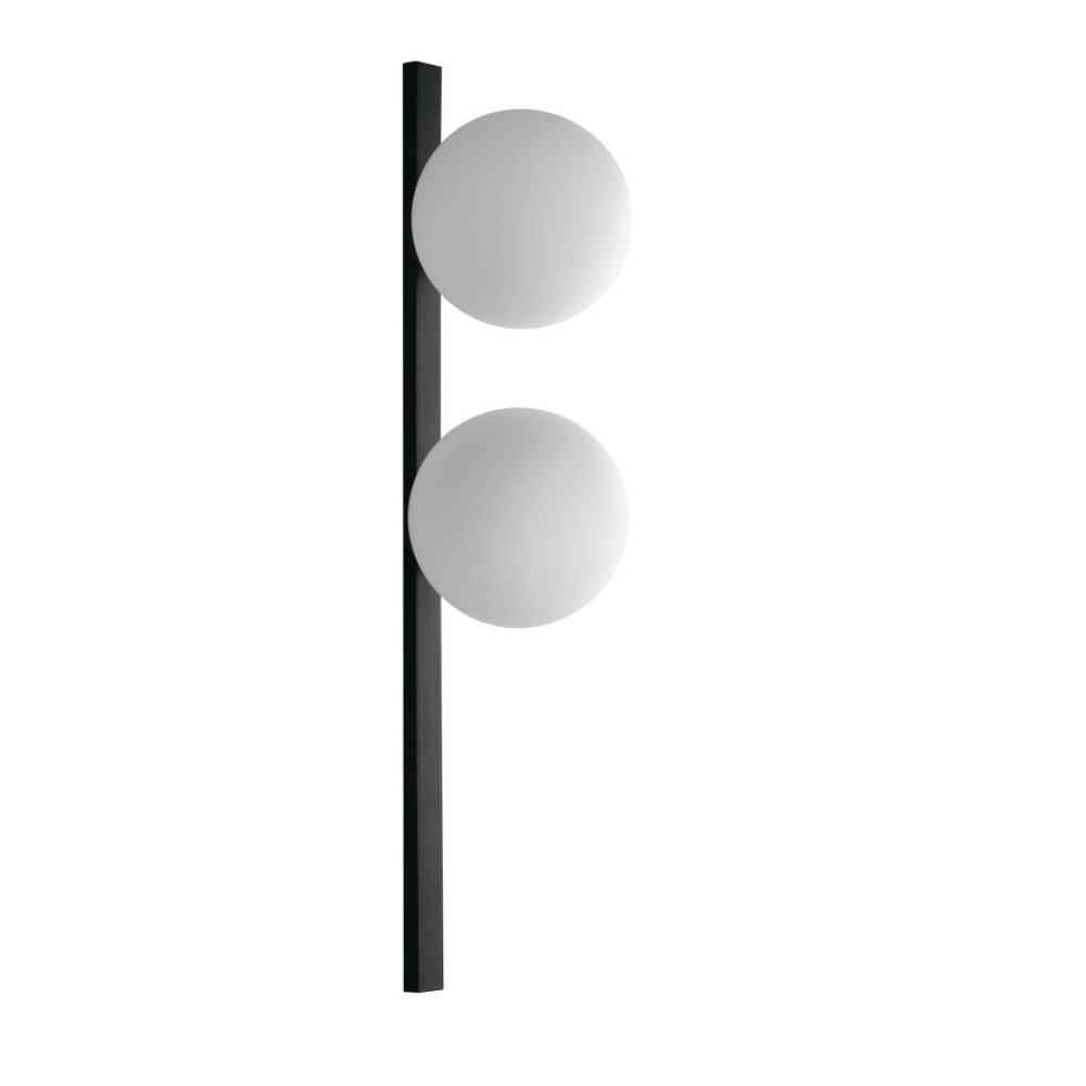 Luce Design PLUTO Aplique Negro, 2 luces main product photo