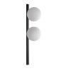 Luce Design PLUTO Aplique Negro, 2 luces