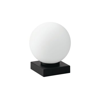 Luce Design PLUTO Lámpara de mesa Negro, 1 luz