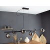 Luce Design NEPTUN Lámpara Colgante Negro, 6 luces