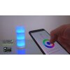 Lutec NOMA Juego de 2 luces solares LED Blanca, 2 luces, Cambia de color