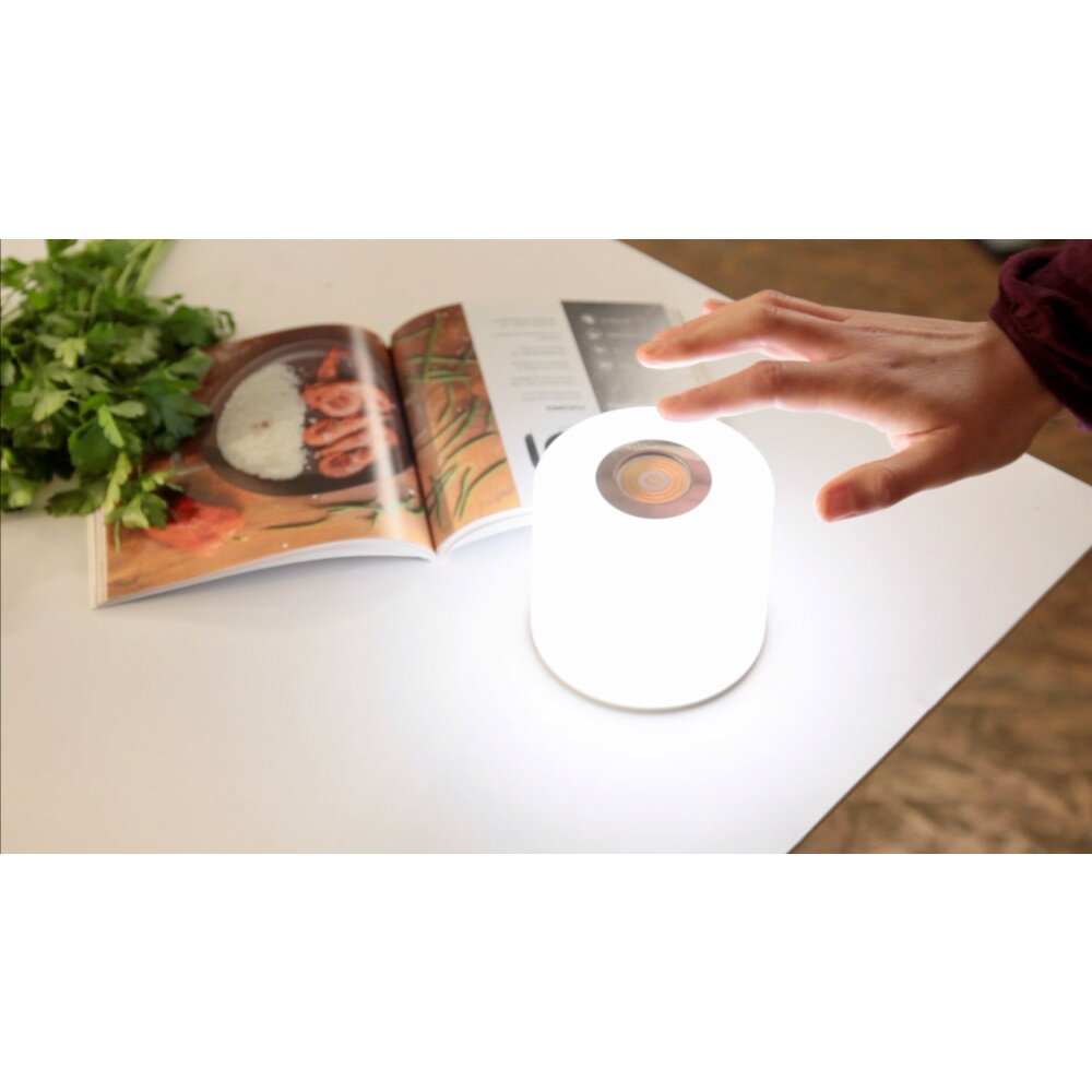 Lutec NOMA Lámpara de mesa LED Blanca, 1 luz, Cambia de color main product photo