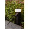 Lutec MAINS Poste de Jardín LED Negro, 1 luz