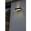Lutec FADI Aplique para exterior LED Negro, 1 luz, Sensor de movimiento
