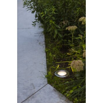 Lutec CYDOPS Lámpara empotrable LED Acero inoxidable, 1 luz