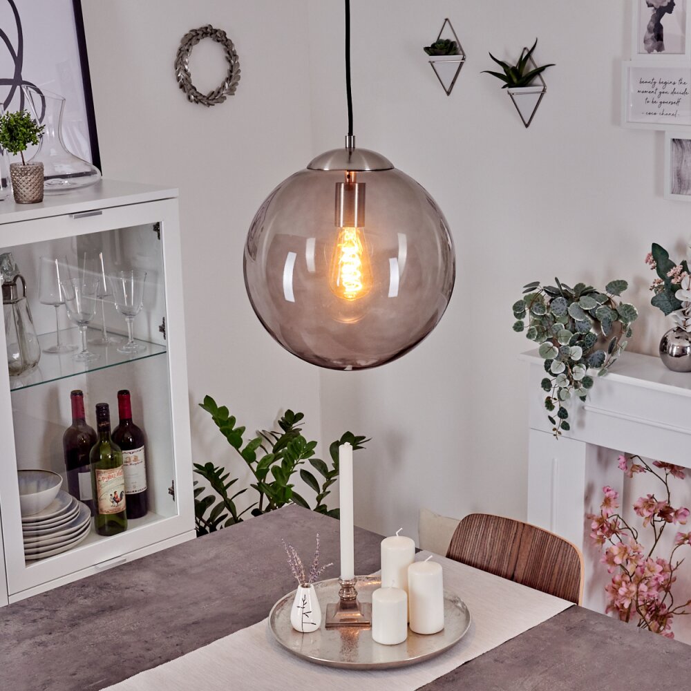 Talauta Lámpara Colgante Níquel-mate, 1 luz main product photo