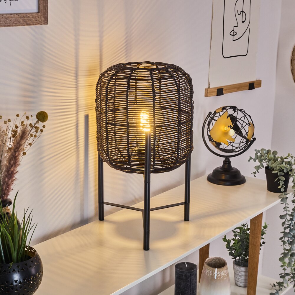 Zaracure Lámpara de mesa Negro, 1 luz main product photo