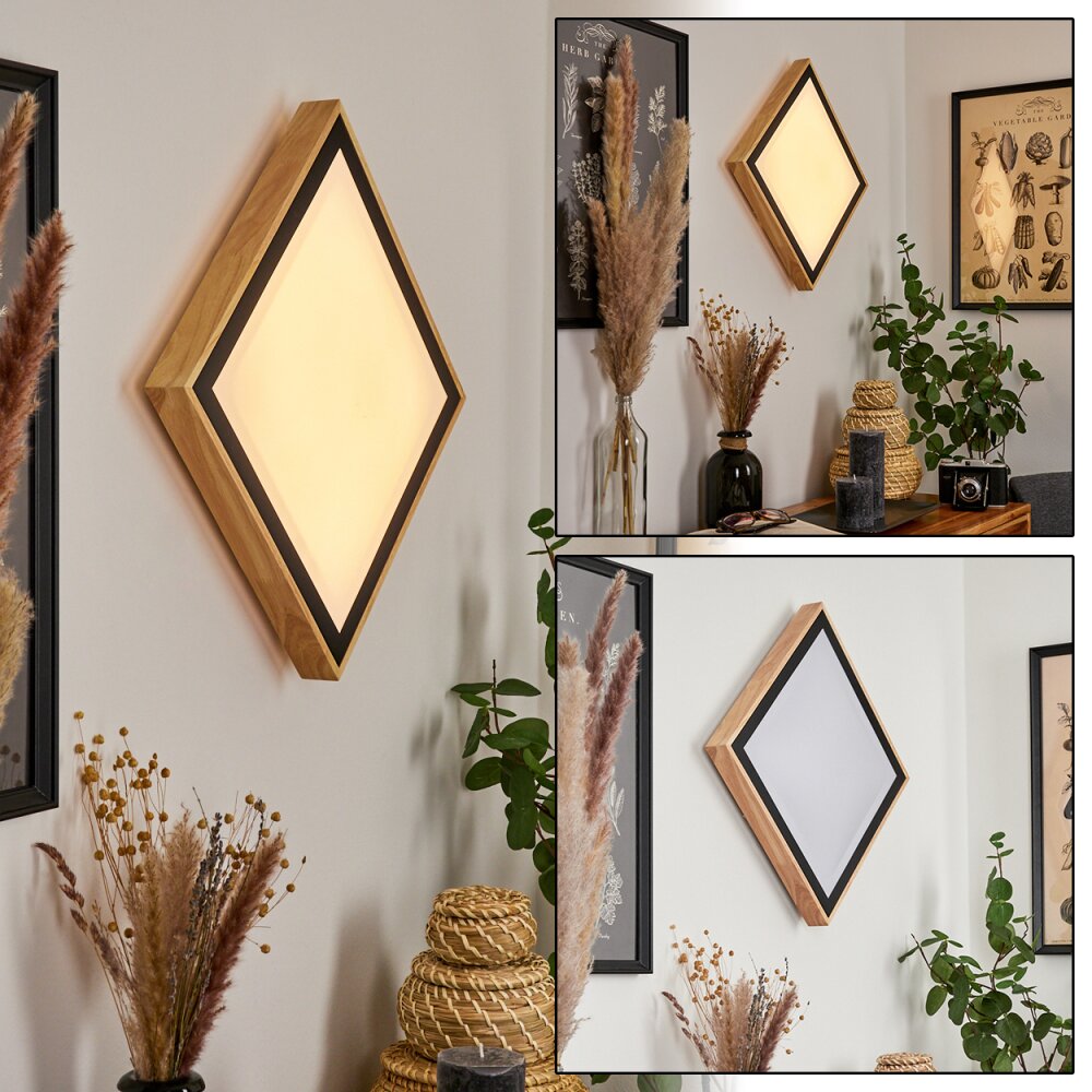 Corinto Aplique LED Crudo, Negro, 1 luz main product photo