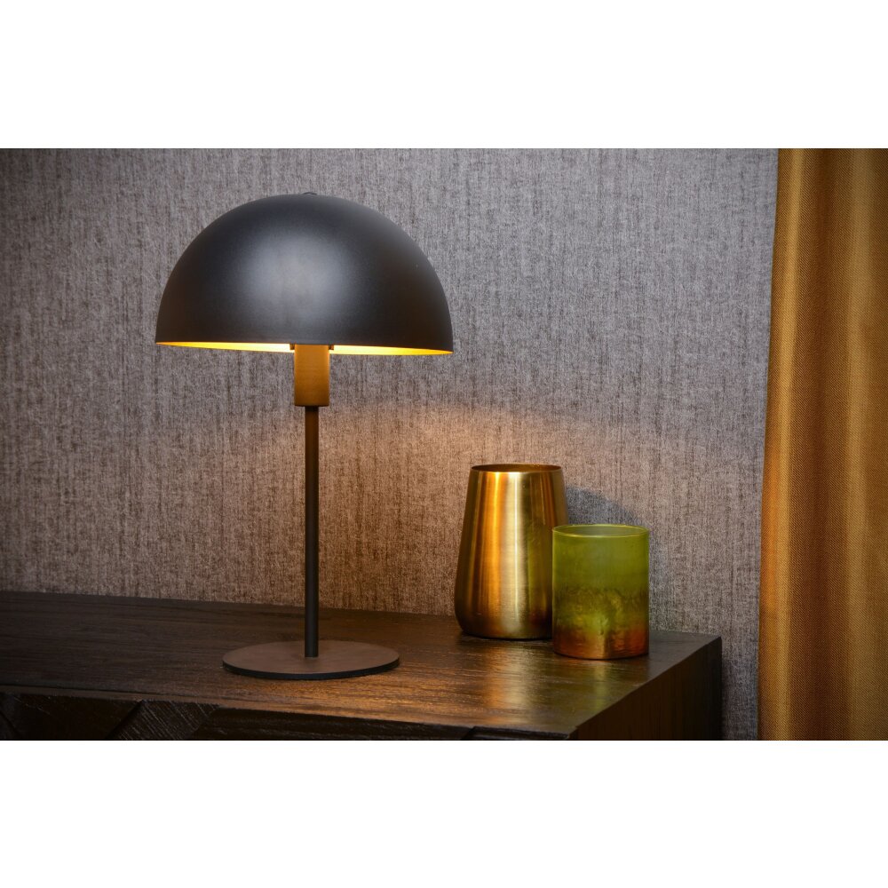 Lucide SIEMON Lámpara de mesa Negro, 1 luz main product photo