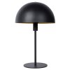 Lucide SIEMON Lámpara de mesa Negro, 1 luz