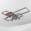 Deadwood Lámpara de Techo LED Negro, Blanca, 6 luces