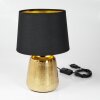Corcovada Lámpara de mesa dorado, 1 luz