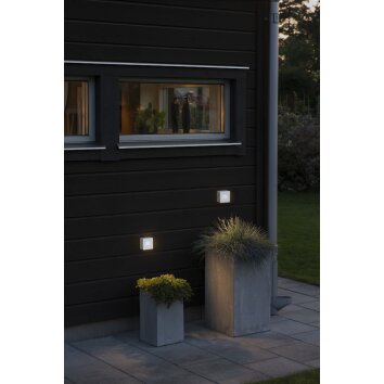 Konstsmide Chieri Aplique para exterior LED Blanca, 8 luces