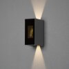 Konstsmide Cremona Aplique para exterior LED Antracita, 3 luces, Mando a distancia