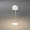 Konstsmide Capri Lámpara de mesa LED Blanca, 1 luz