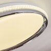Alberton Lámpara de Techo LED Cromo, Transparente, claro, Blanca, 1 luz