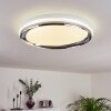 Alberton Lámpara de Techo LED Cromo, Transparente, claro, Blanca, 1 luz