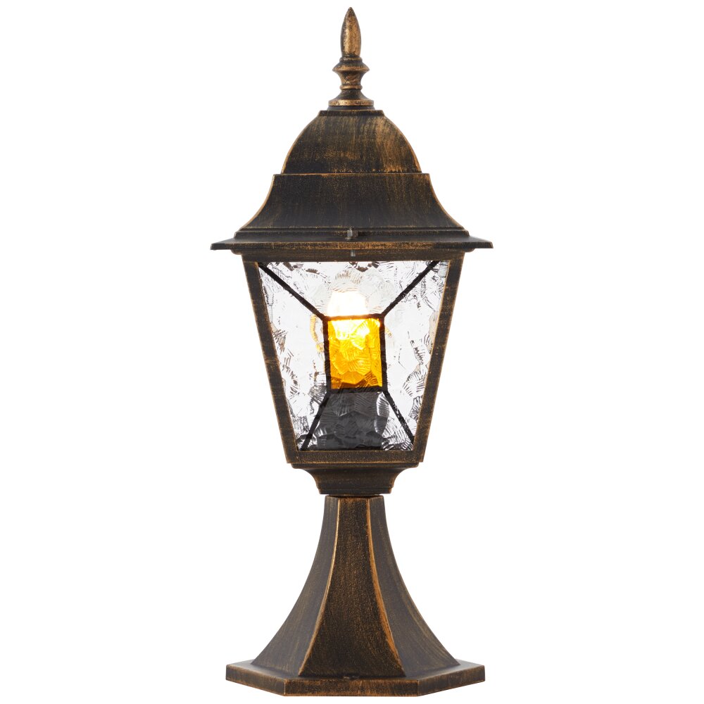 Brilliant Janel Poste de Jardín Negro, 1 luz main product photo