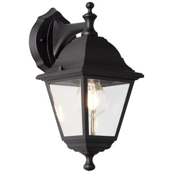 Brilliant Nissie Aplique para exterior Negro, 1 luz