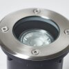 Brilliant Itch Foco empotrable de suelo Plata, 1 luz