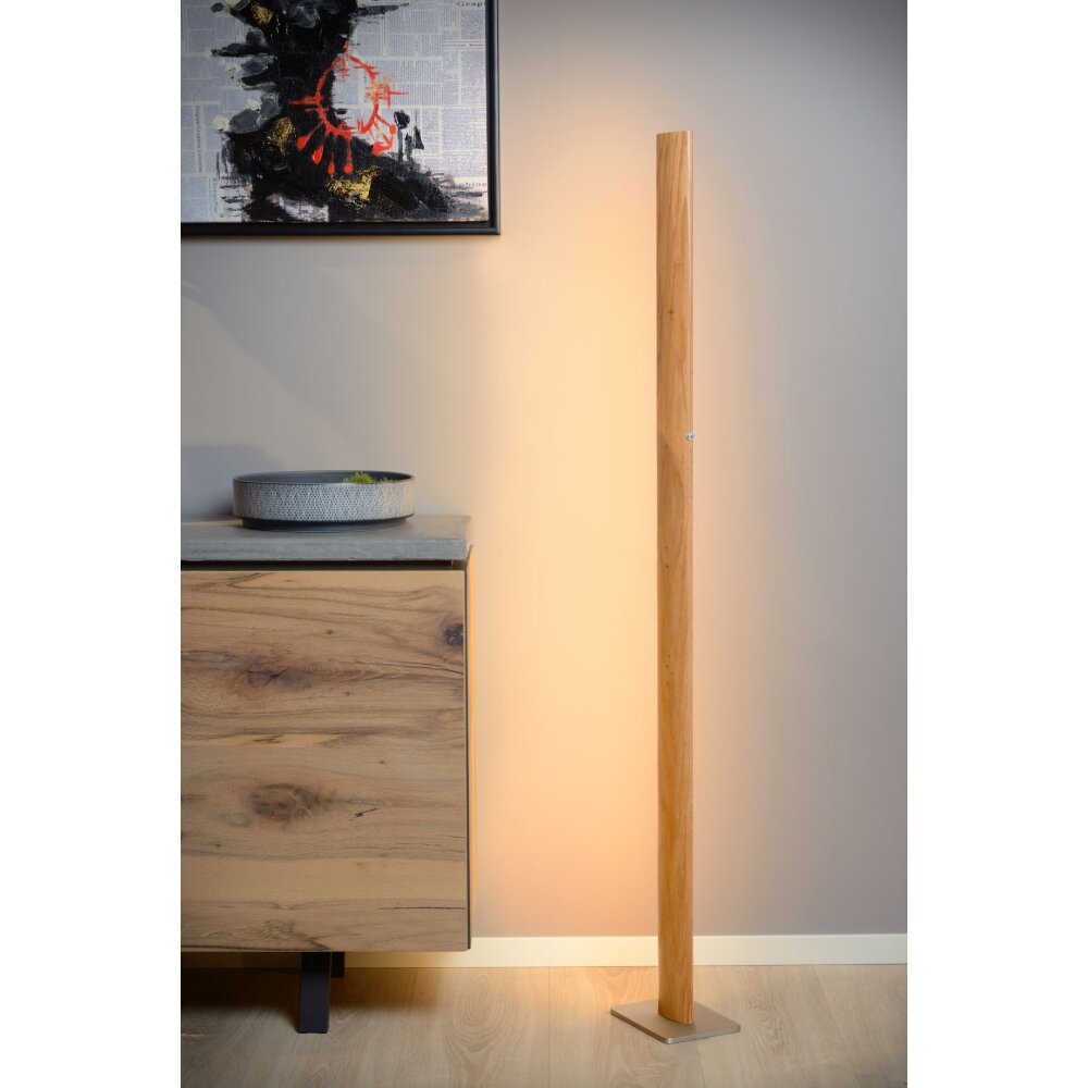 Lucide SYTZE Lámpara de Pie LED Madera clara, 1 luz main product photo