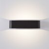 Brilliant Golda Aplique para exterior LED Negro, 1 luz