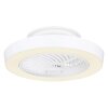 Globo DOMEY Ventilador de techo LED Blanca, 1 luz, Mando a distancia